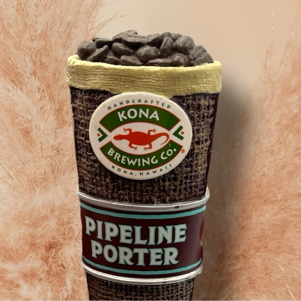Kona Brewing Co. Pipeline Porter Beer Tap Handle Breweriana